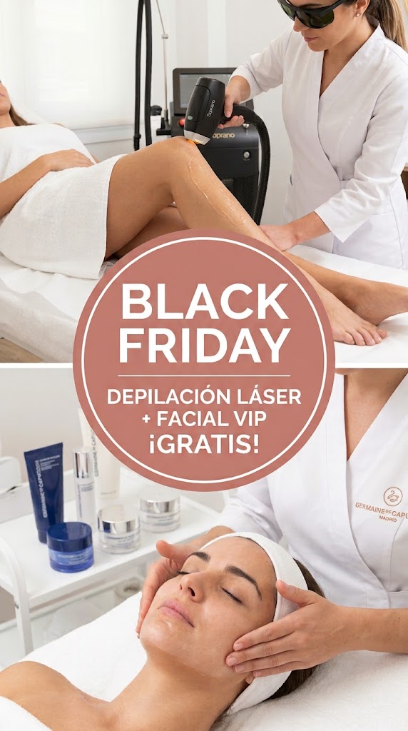 Black Friday: Depilación láser + limpieza facial vip GRATIS &bull; 1